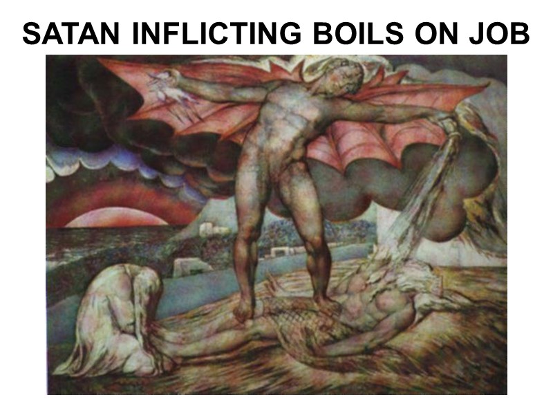 SATAN INFLICTING BOILS ON JOB